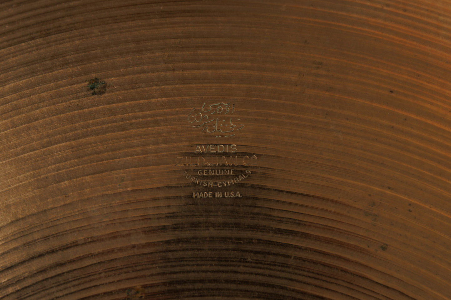 1960s Zildjian A 20" Heavy Ride Cymbal 2816g