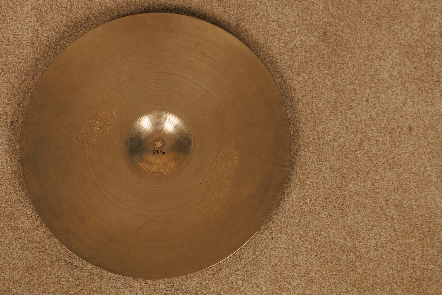 1960s Zildjian A 20" Heavy Ride Cymbal 2816g