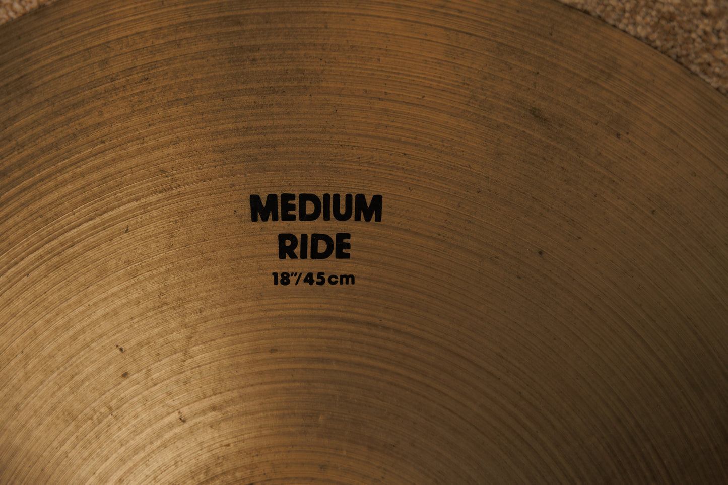 1980s Zildjian A 18" Medium Ride Cymbal 1660g