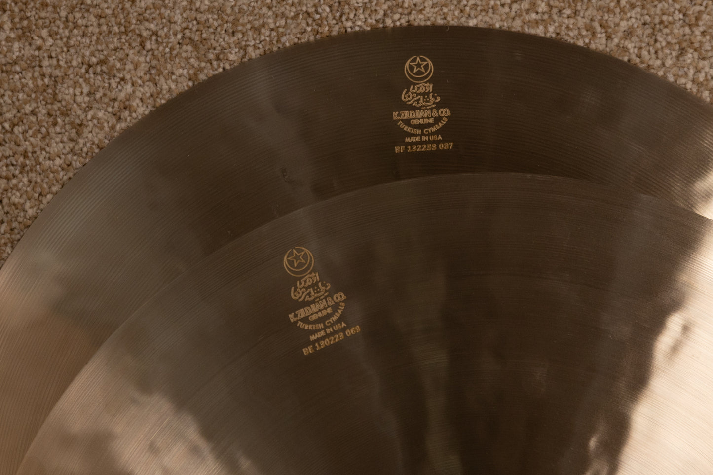 Zildjian K Series 15" Light Hi Hat Cymbals 1091g 1300g