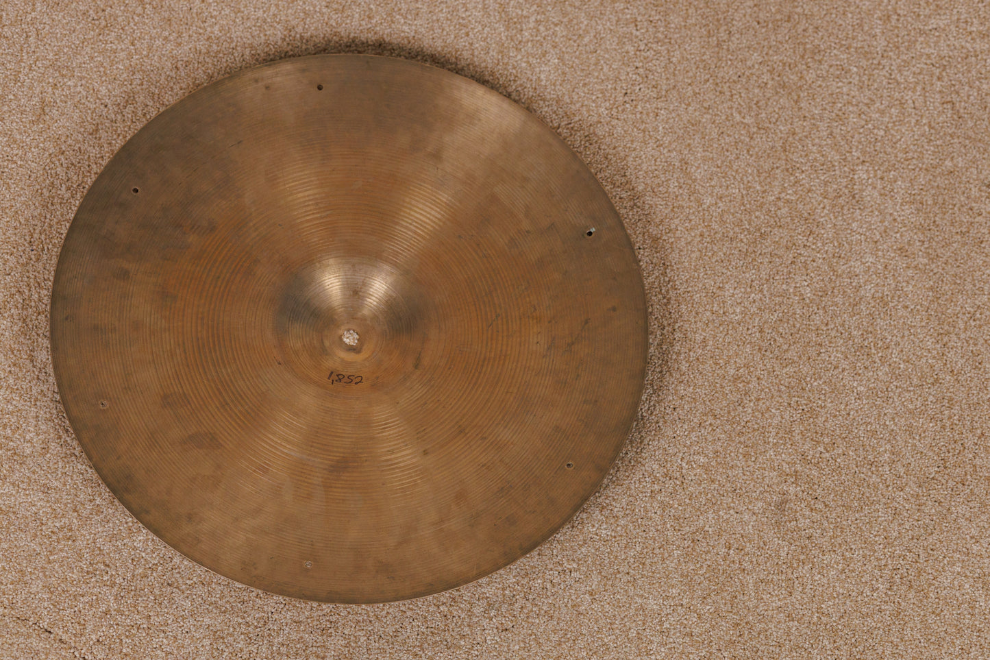 1950s Avedis Zildjian 19" Small Stamp Ride Cymbal 1852g