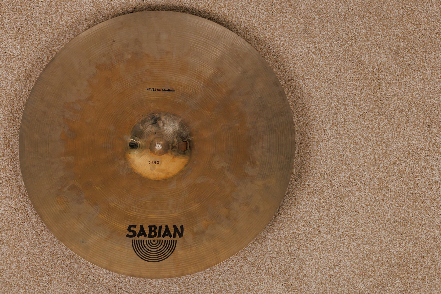 Sabian Vault Artisan 20" Brilliant Medium Ride Cymbal 2493g