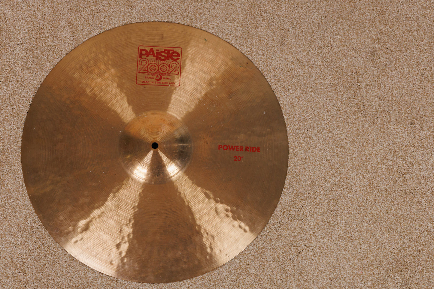 Paiste 20" 2002 Power Ride Cymbal 2824g