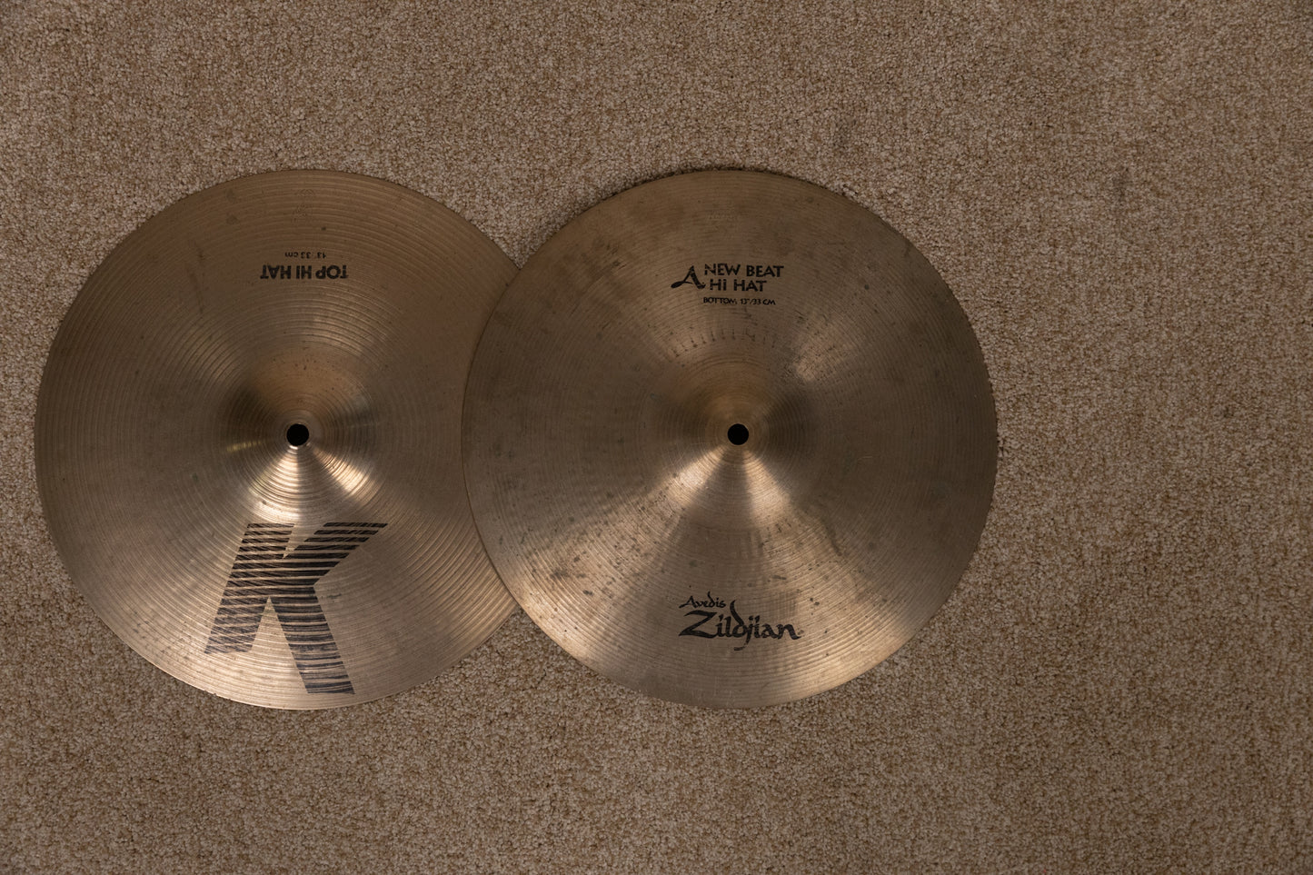 Zildjian 13" K / A Hi Hat Pair 893g 1021g