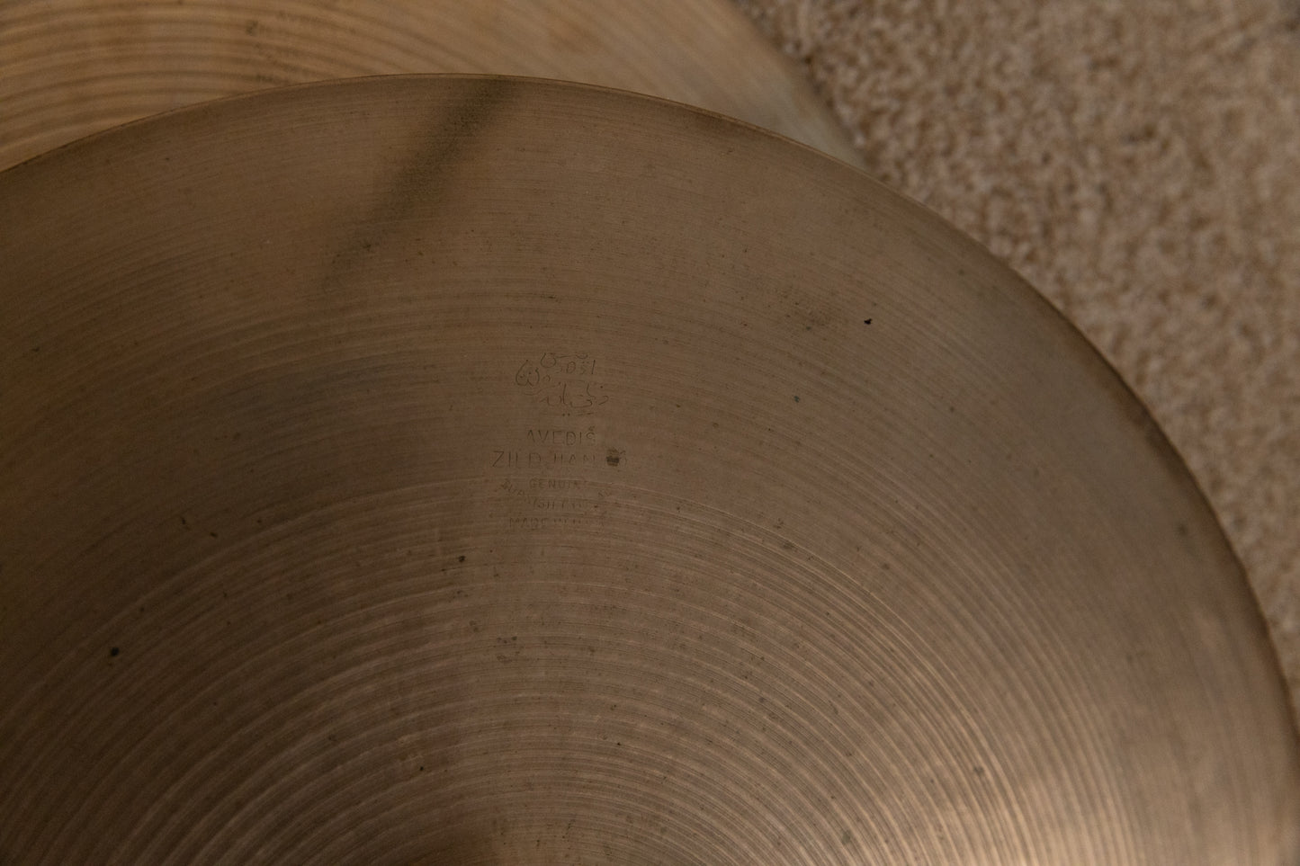 Vintage Zildjian 14" New Beat Hi Hat Cymbals 862g 1122g