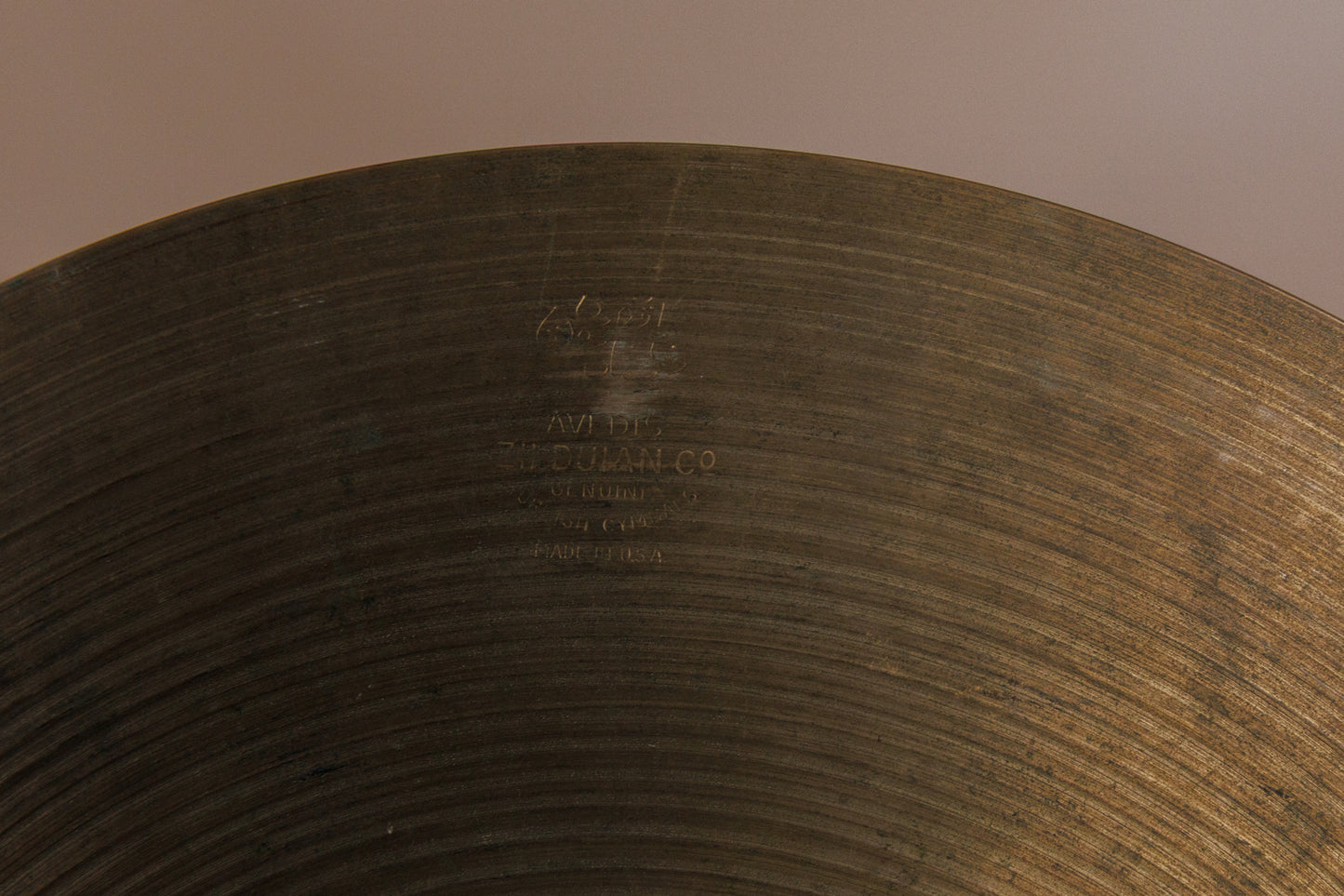 1960s Zildjian A 14" Thin Hi Hat Cymbals 696g 849g