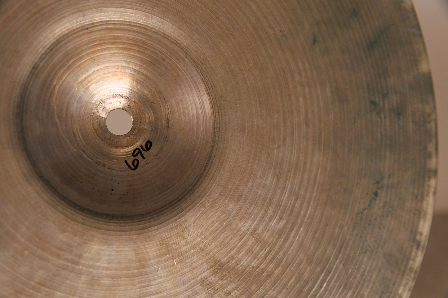 1960s Zildjian A 14" Thin Hi Hat Cymbals 696g 849g