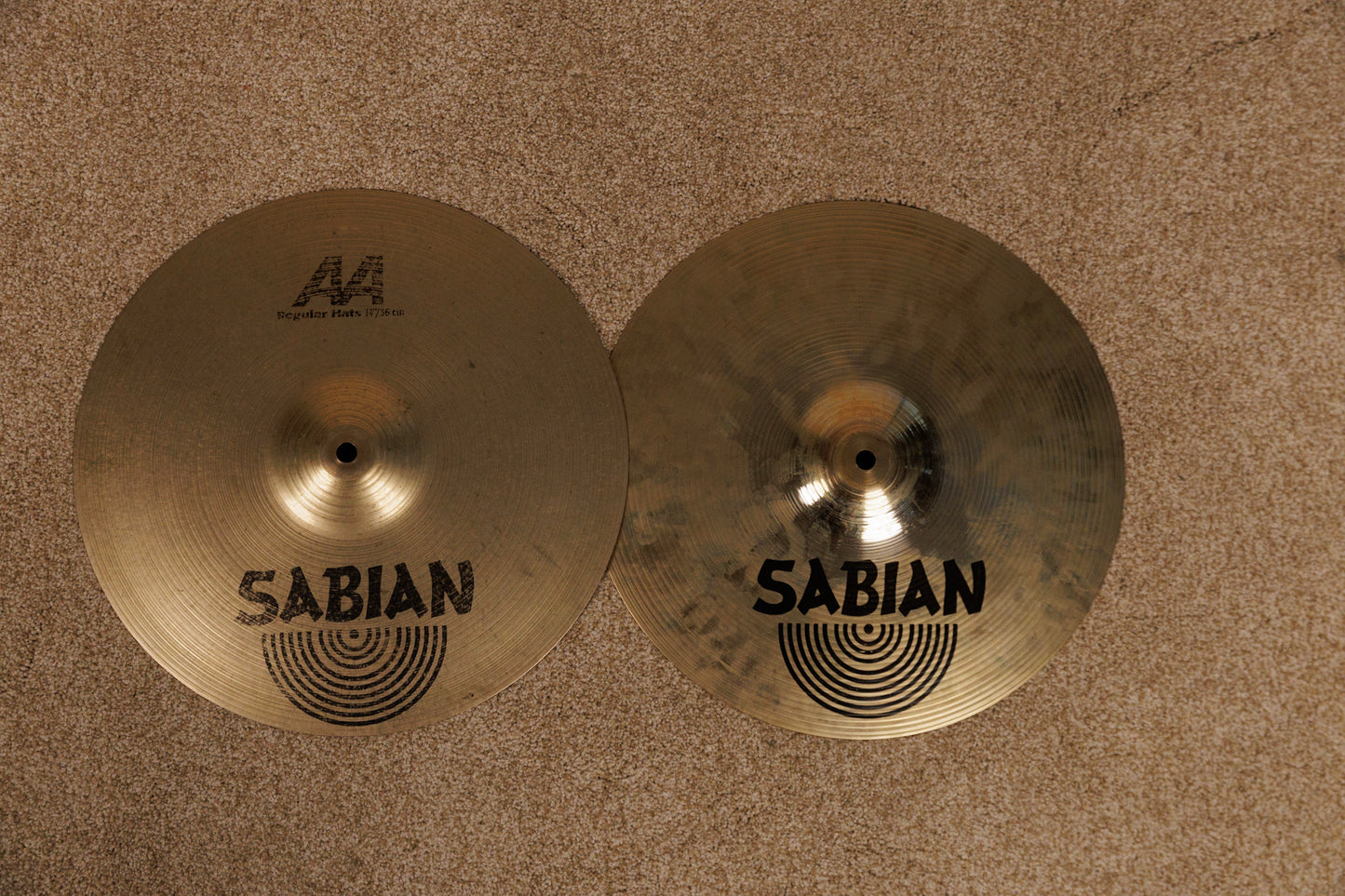 Sabian AA 14" Regular Hi Hat Cymbals 1114g 1455g