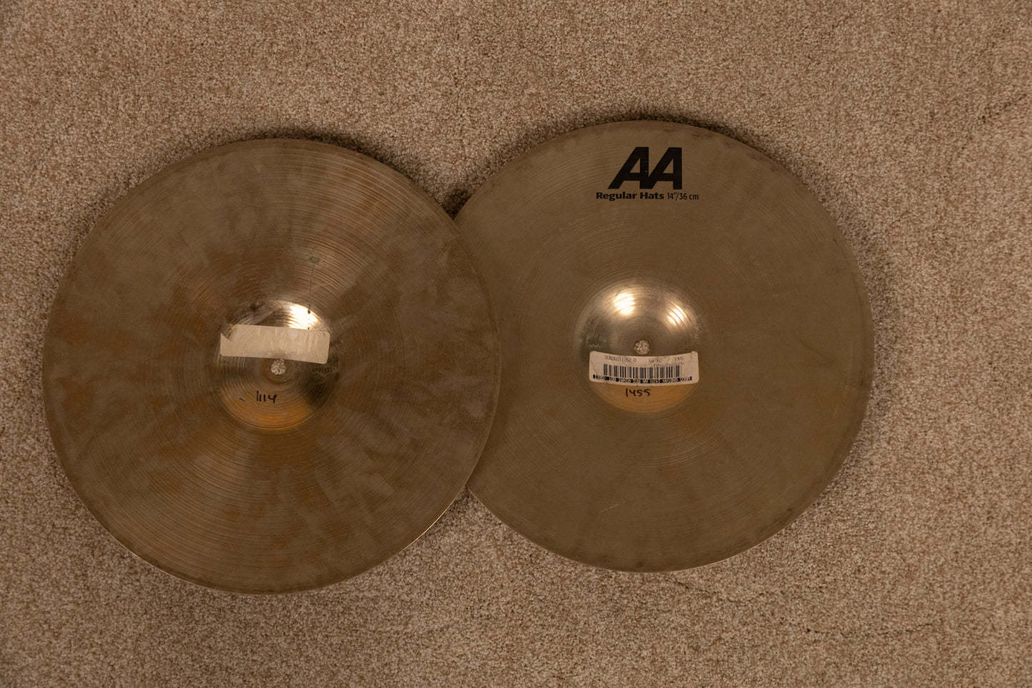 Sabian AA 14" Regular Hi Hat Cymbals 1114g 1455g