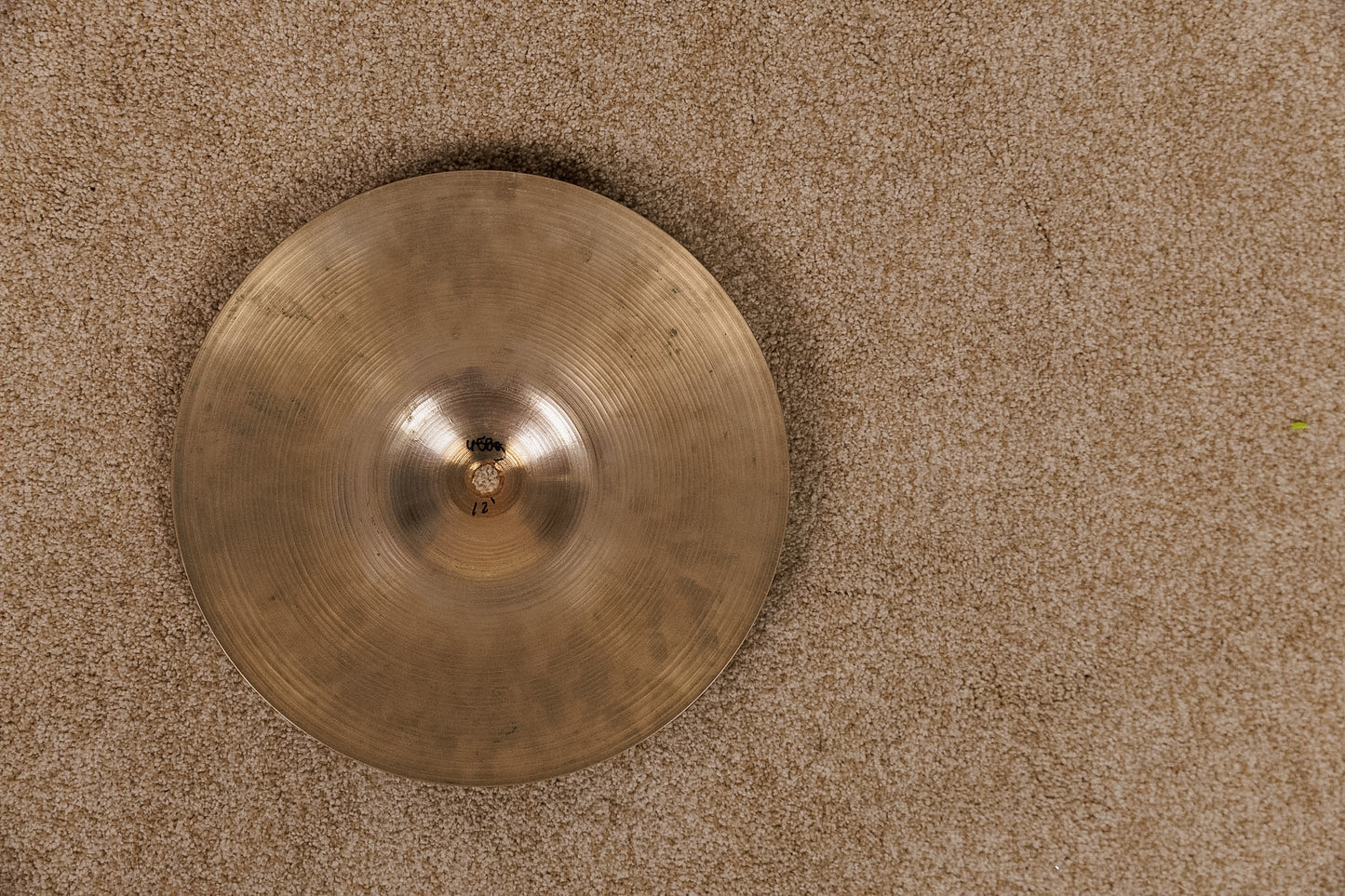 1970s Ziljdian 12" Thin Stamp Splash Cymbal 458g