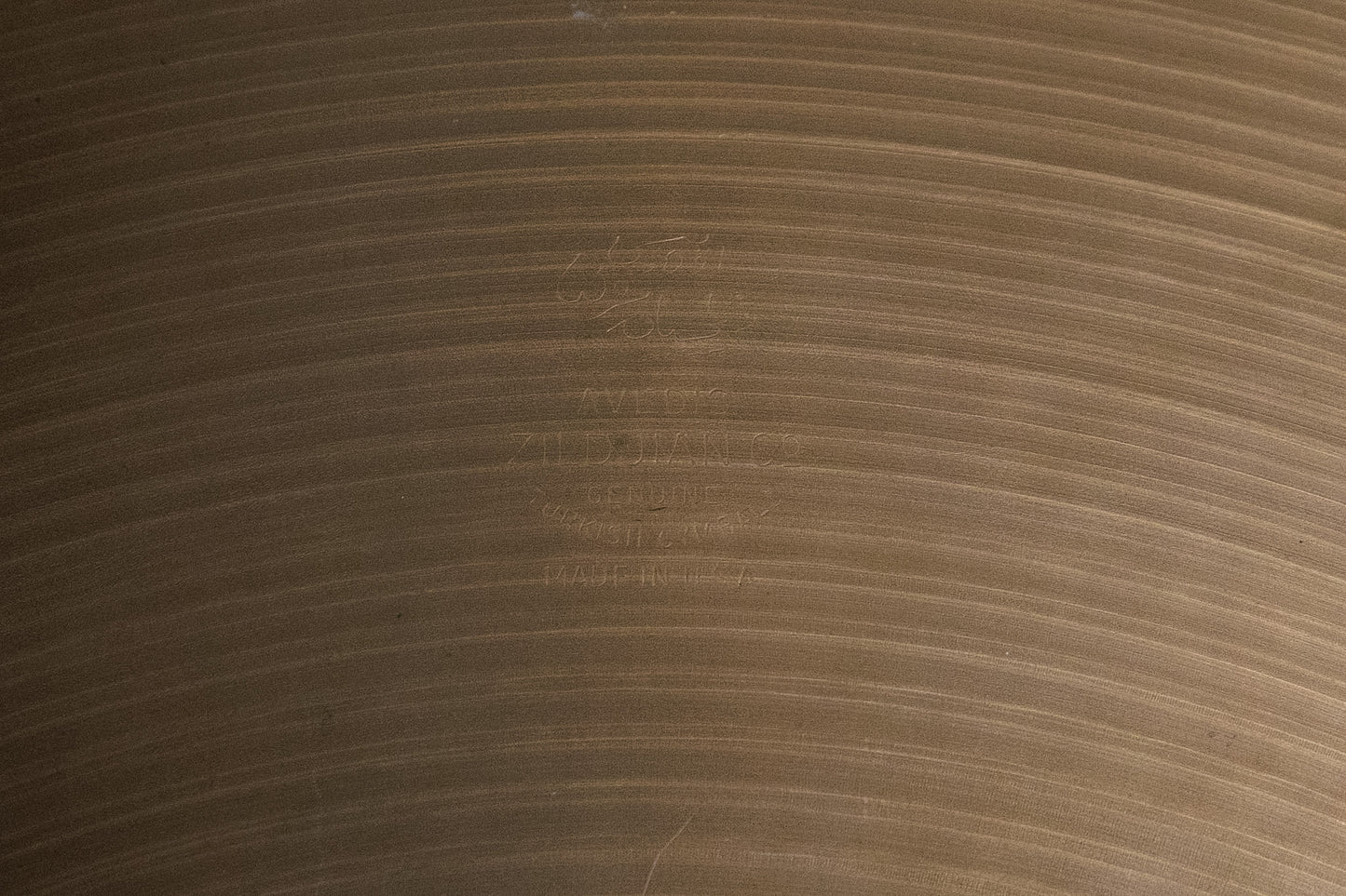 1970s Zildjian A 20" Crash Ride Cymbal 1908g