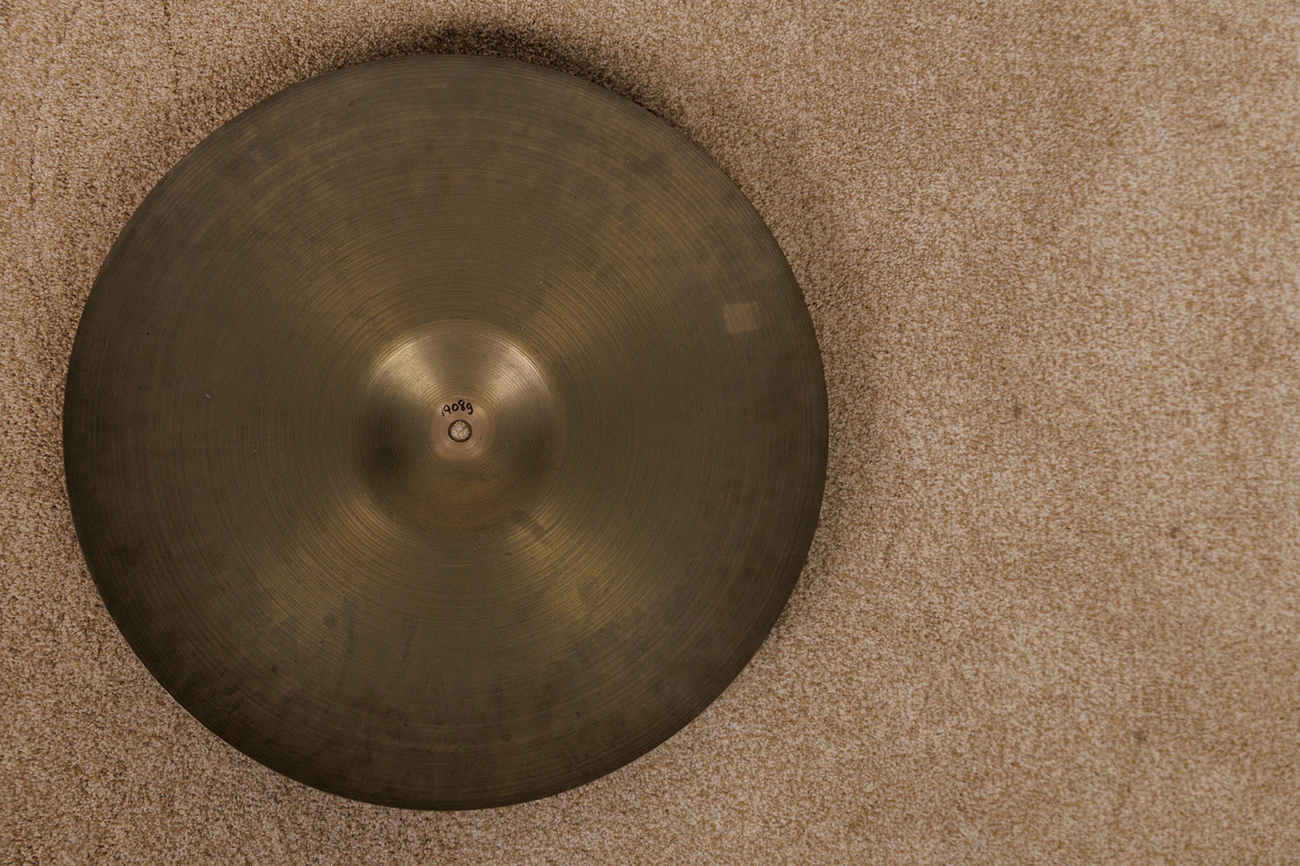 1970s Zildjian A 20" Crash Ride Cymbal 1908g