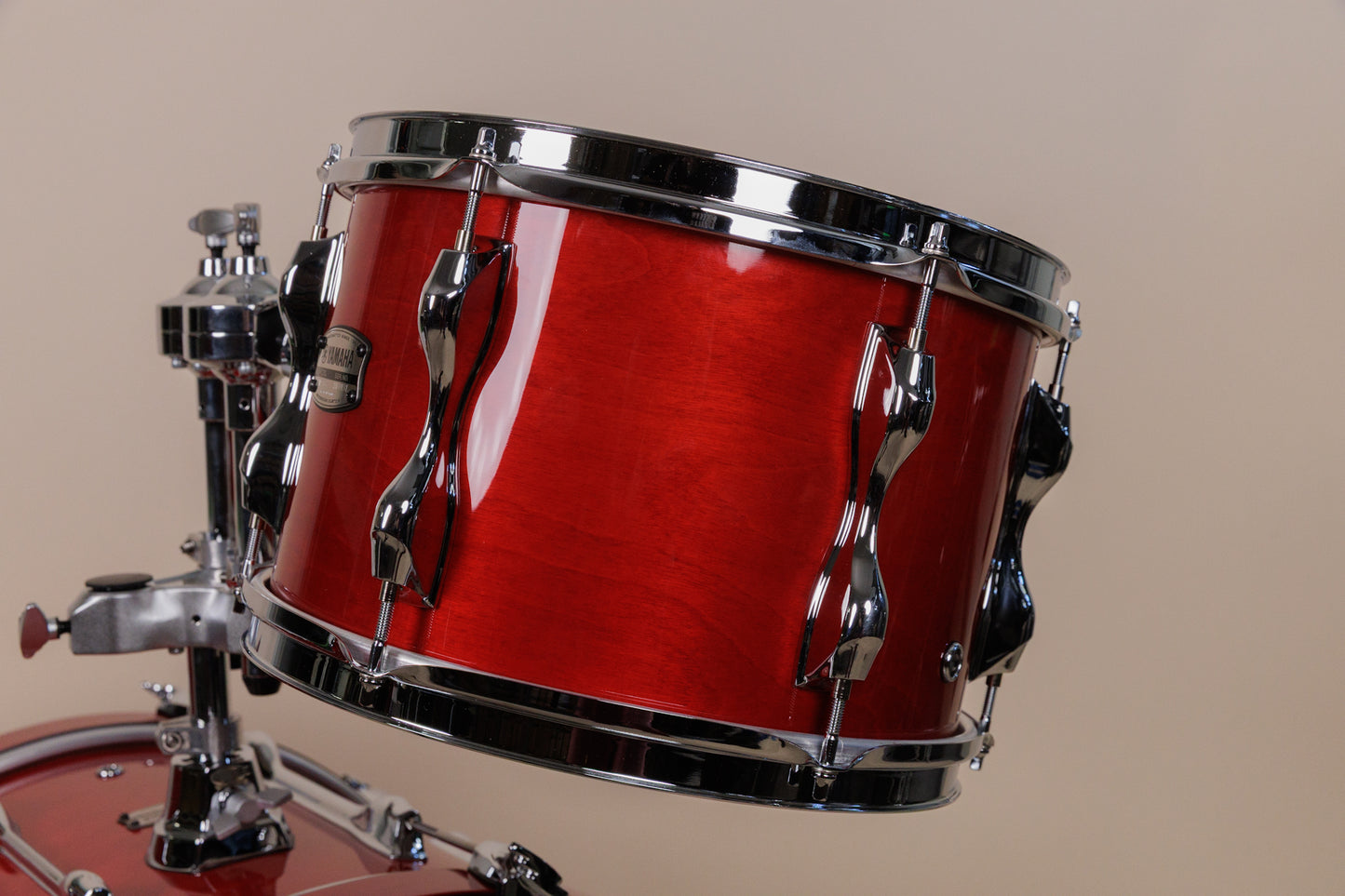 Yamaha Recording Custom Autumn Red Lacquer Drum Set 16x20 8x12 and 13x14