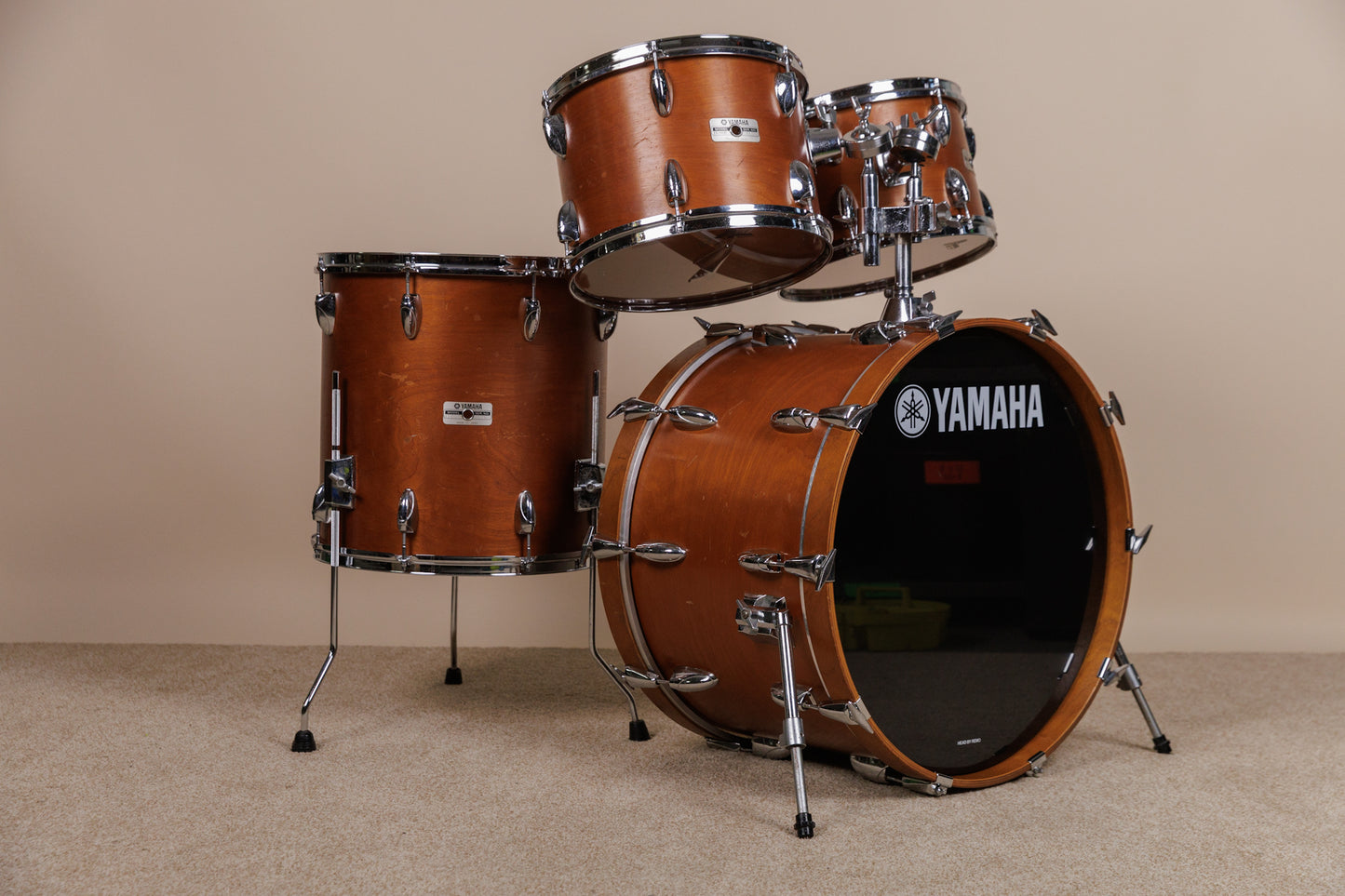 1970s Yamaha YD-9000 Real Wood Drum Set