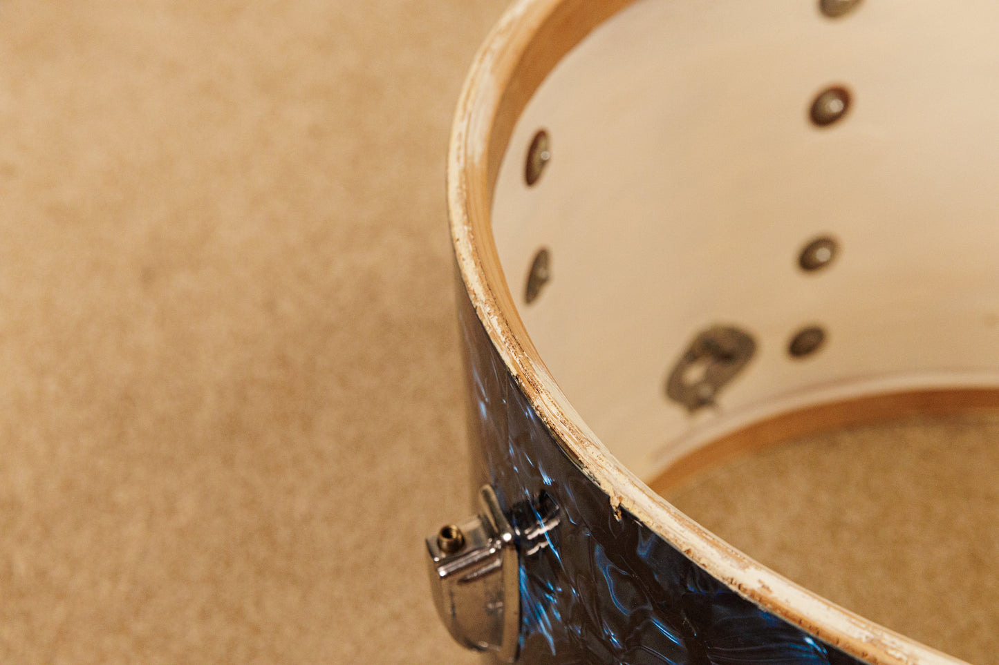 1960s MIJ Blue Diamond Pearl Drum Set 14x20 8x12 14x14 and 5x14