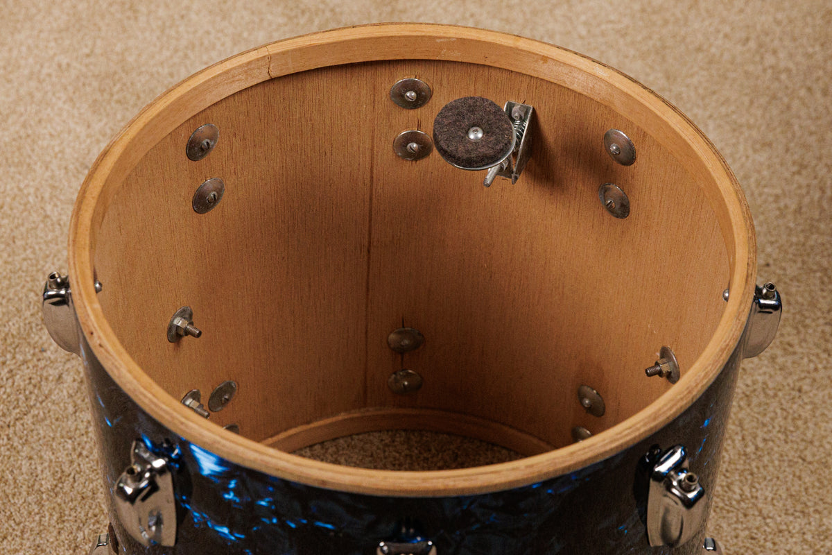 1960s MIJ Blue Diamond Pearl Drum Set 14x20 8x12 14x14 and 5x14