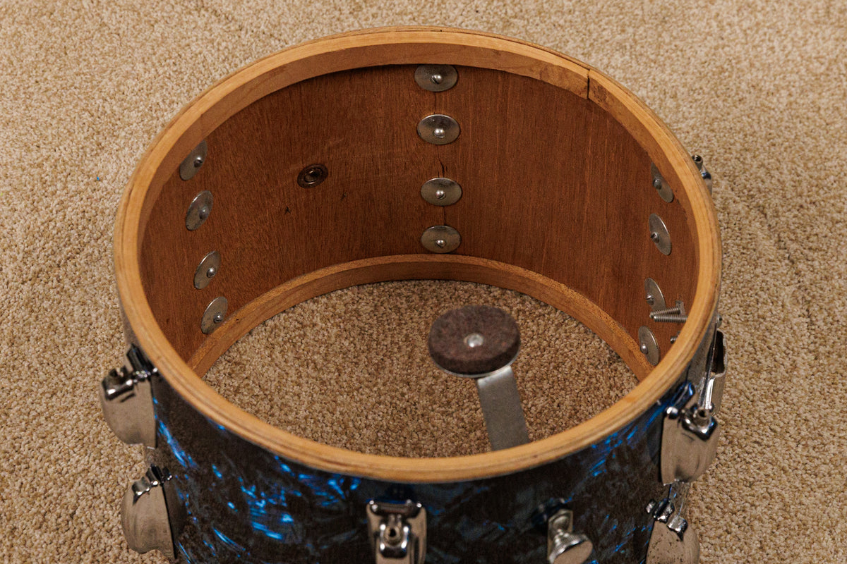 1960s MIJ Blue Diamond Pearl Drum Set 14x20 8x12 14x14 and 5x14