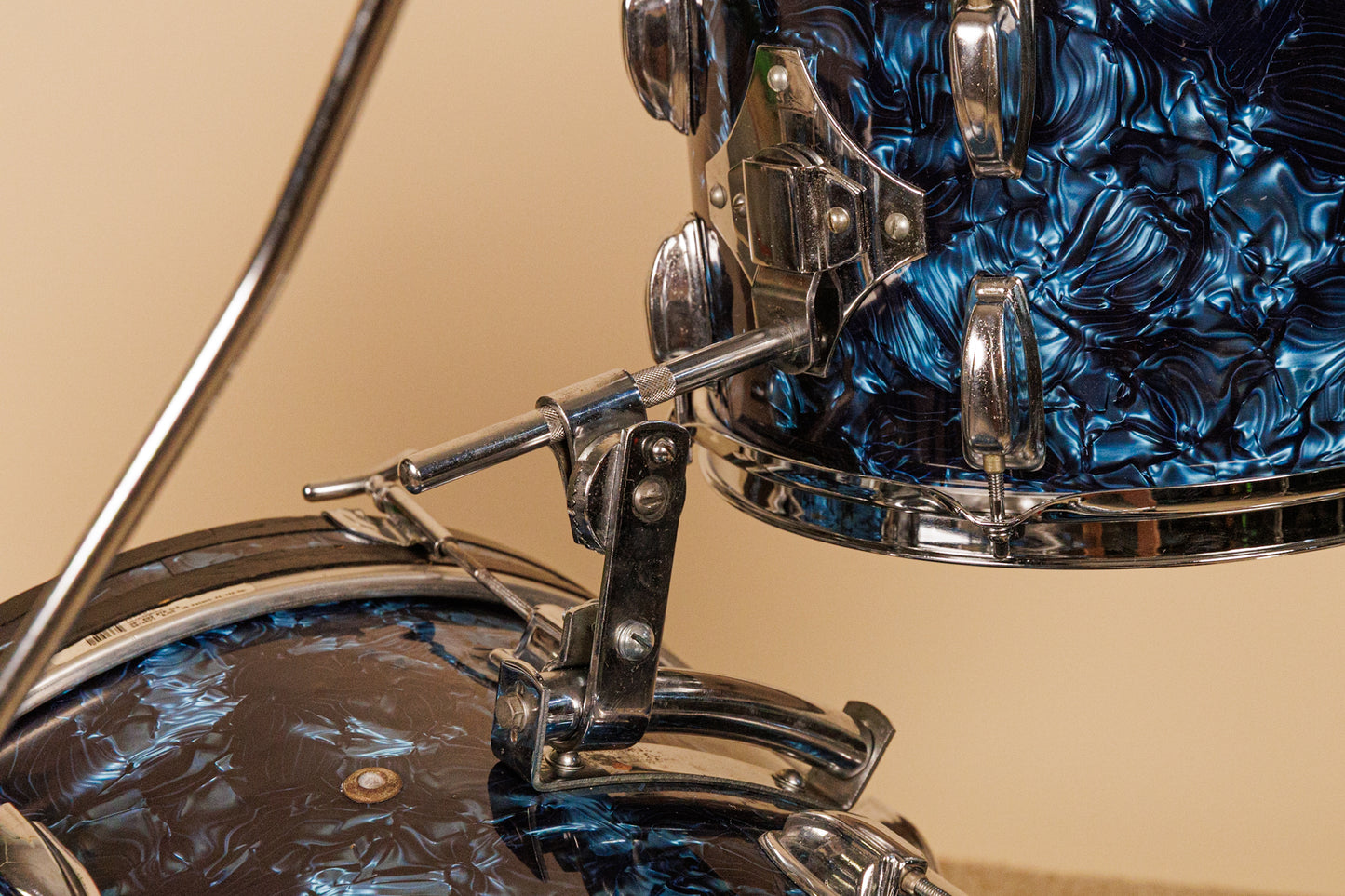 1960s MIJ Blue Diamond Pearl Drum Set 14x20 8x12 14x14 and 5x14