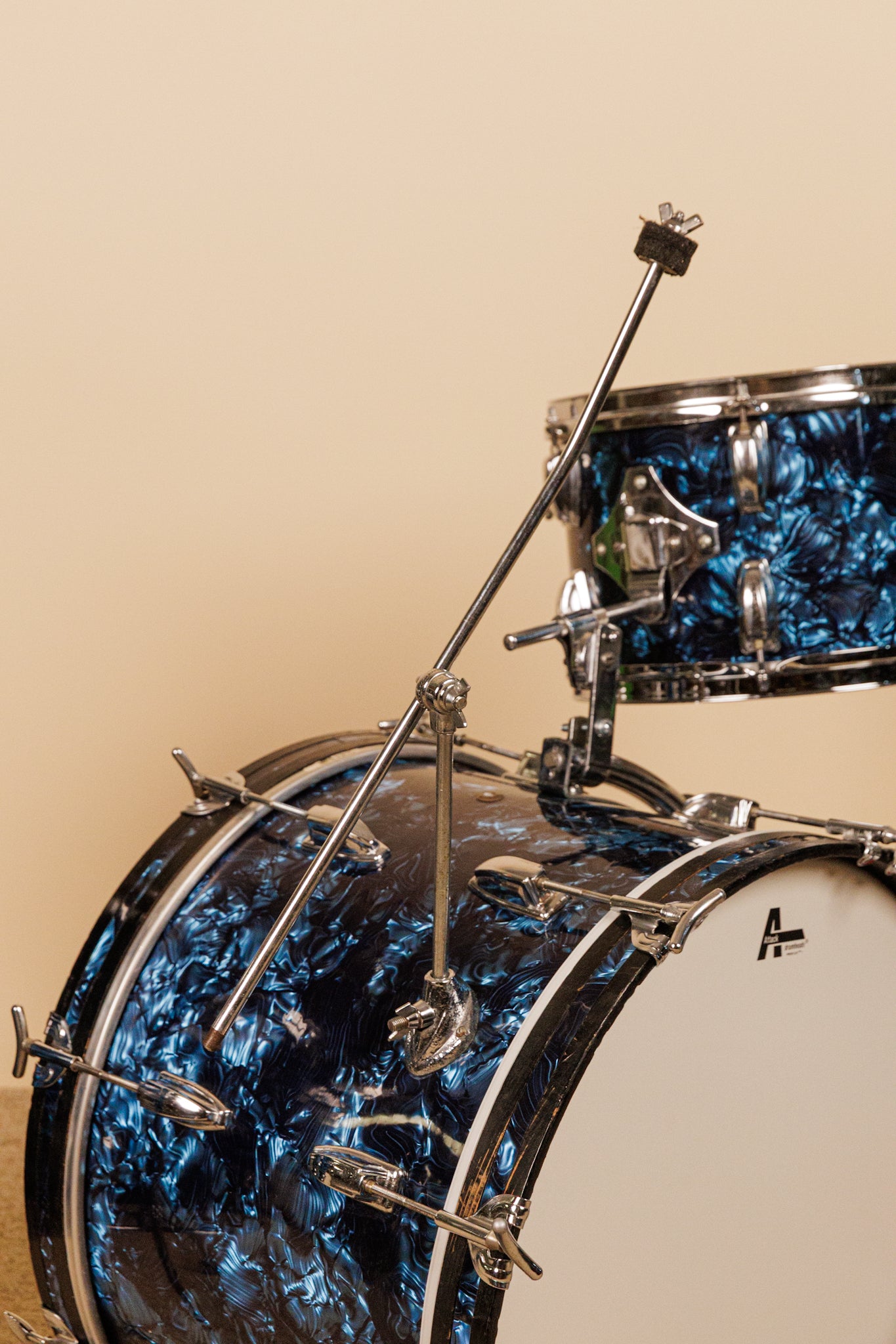 1960s MIJ Blue Diamond Pearl Drum Set 14x20 8x12 14x14 and 5x14