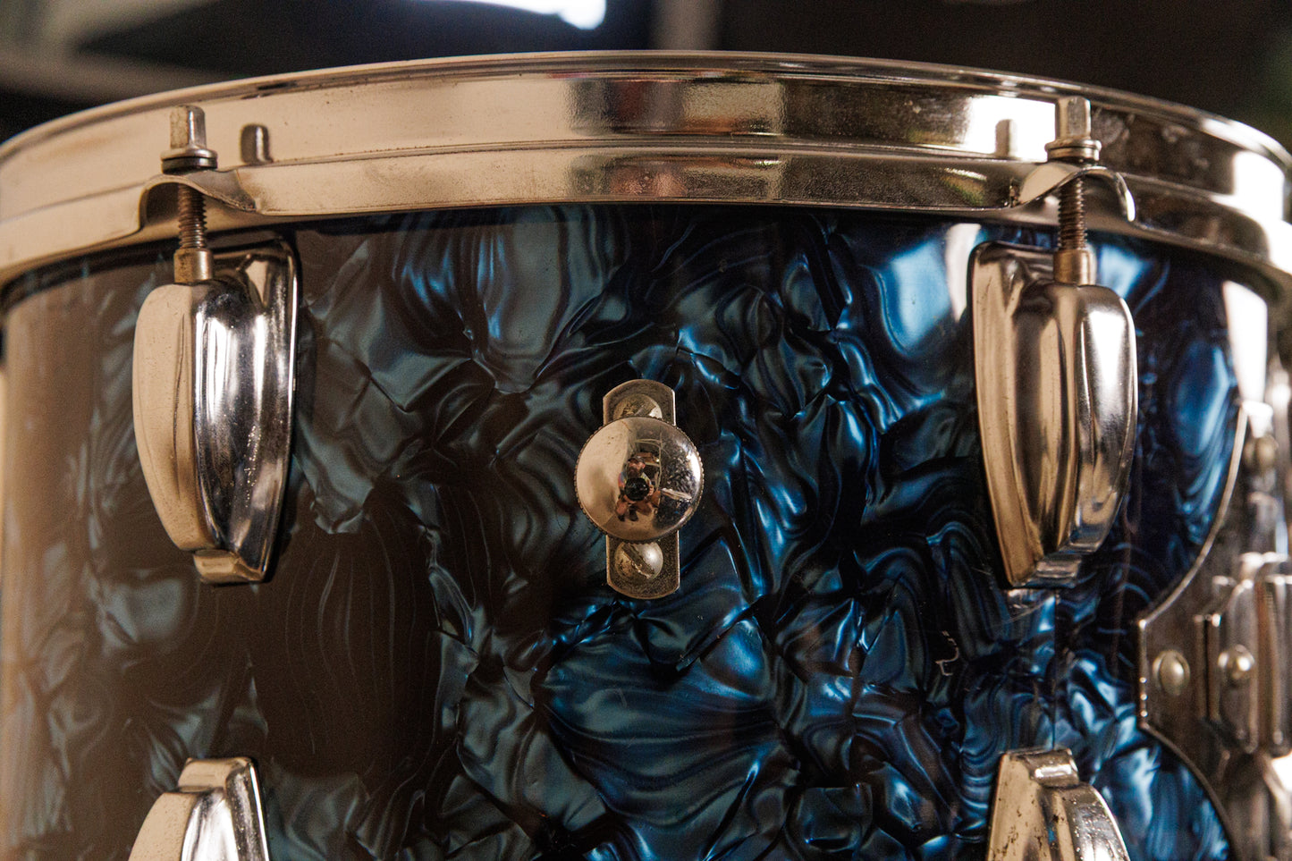 1960s MIJ Blue Diamond Pearl Drum Set 14x20 8x12 14x14 and 5x14