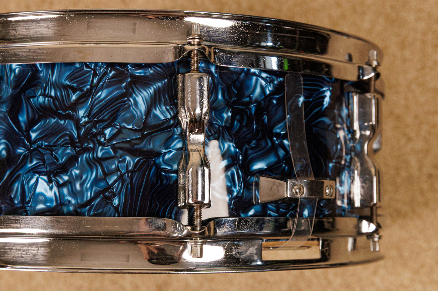 1960s MIJ Blue Diamond Pearl Drum Set 14x20 8x12 14x14 and 5x14