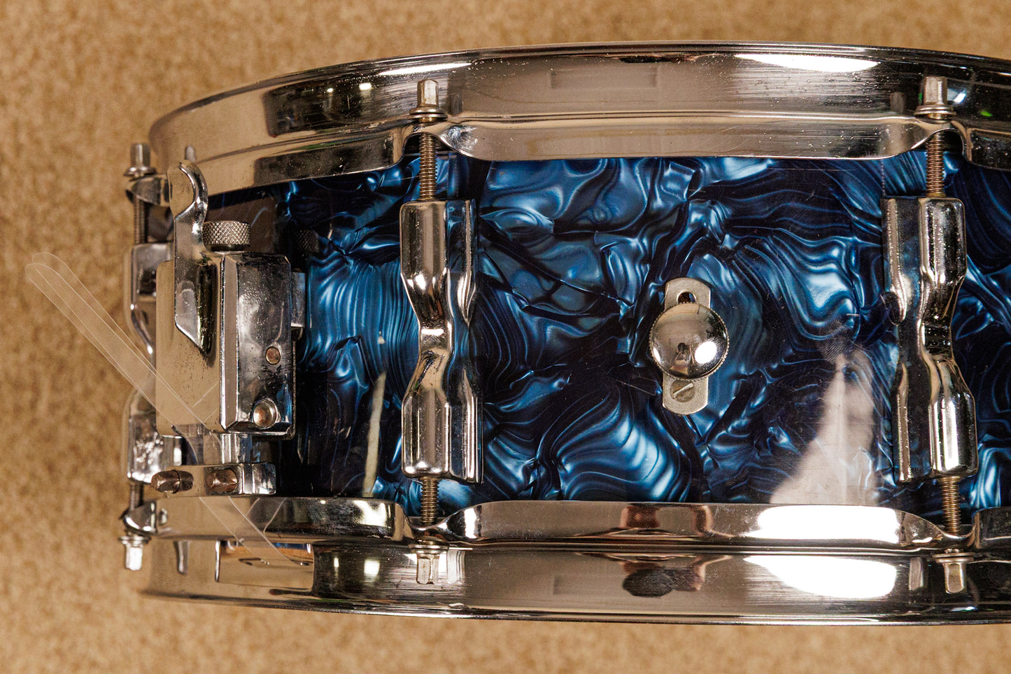 1960s MIJ Blue Diamond Pearl Drum Set 14x20 8x12 14x14 and 5x14
