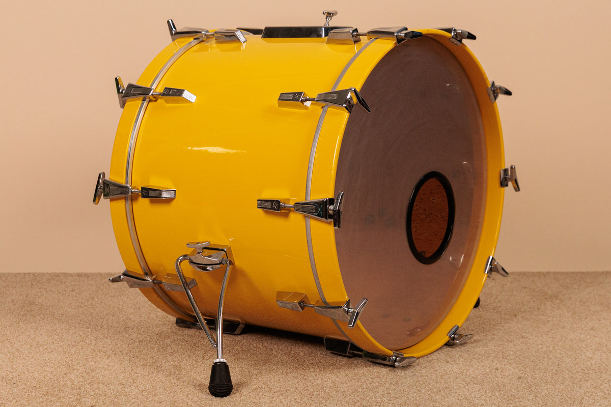 Sonor 17x22 Sonorlite Yellow Lacquer Bass Drum