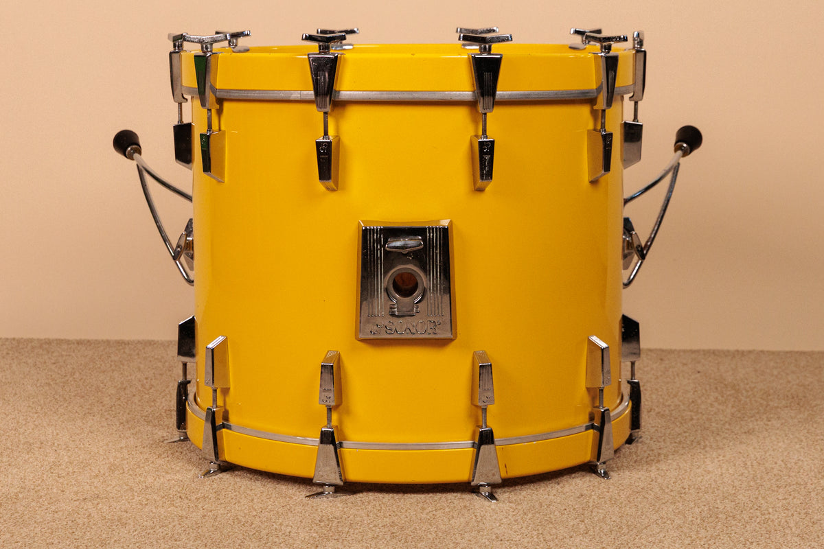 Sonor 17x22 Sonorlite Yellow Lacquer Bass Drum