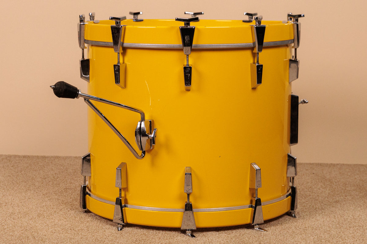 Sonor 17x22 Sonorlite Yellow Lacquer Bass Drum