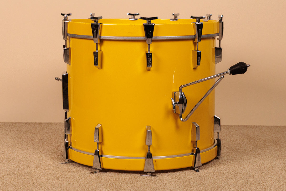 Sonor 17x22 Sonorlite Yellow Lacquer Bass Drum