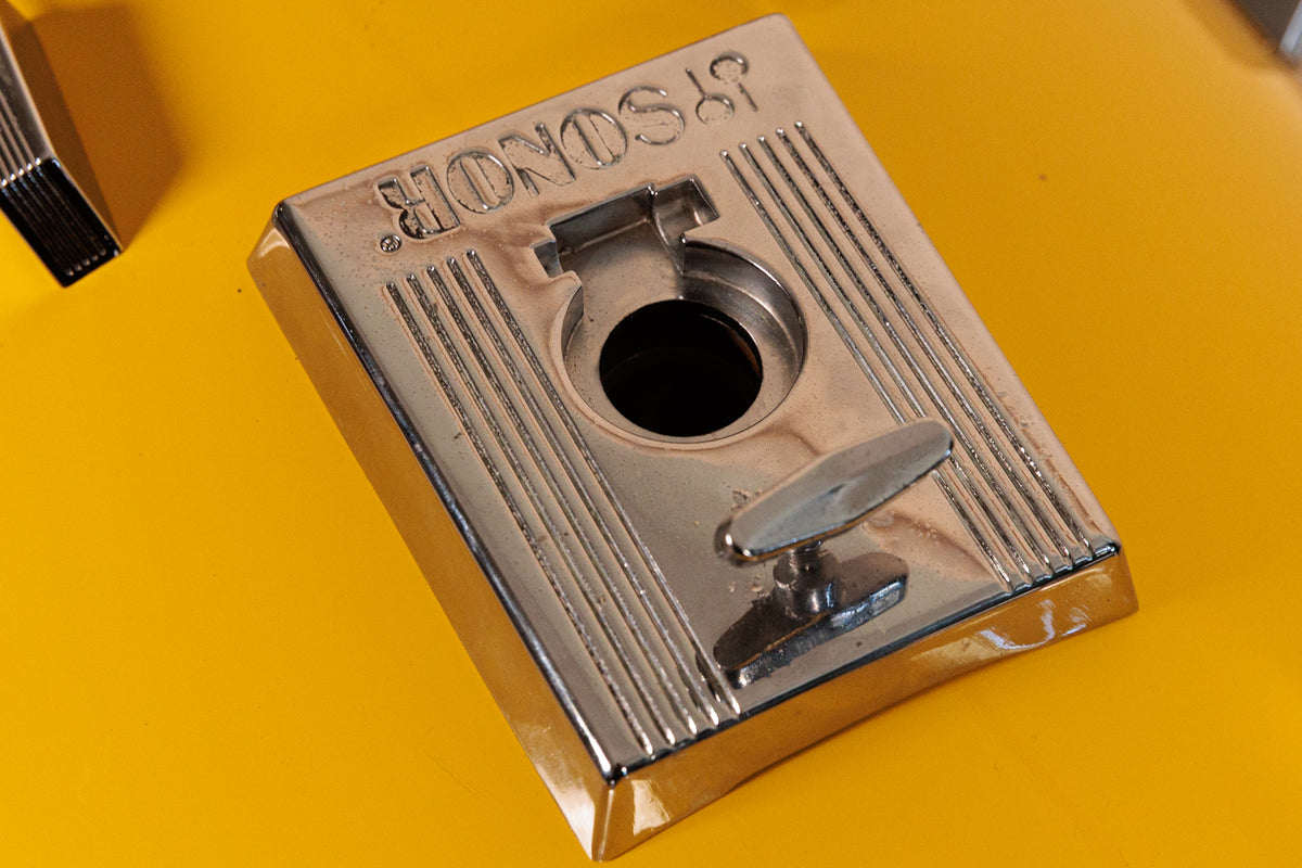 Sonor 17x22 Sonorlite Yellow Lacquer Bass Drum