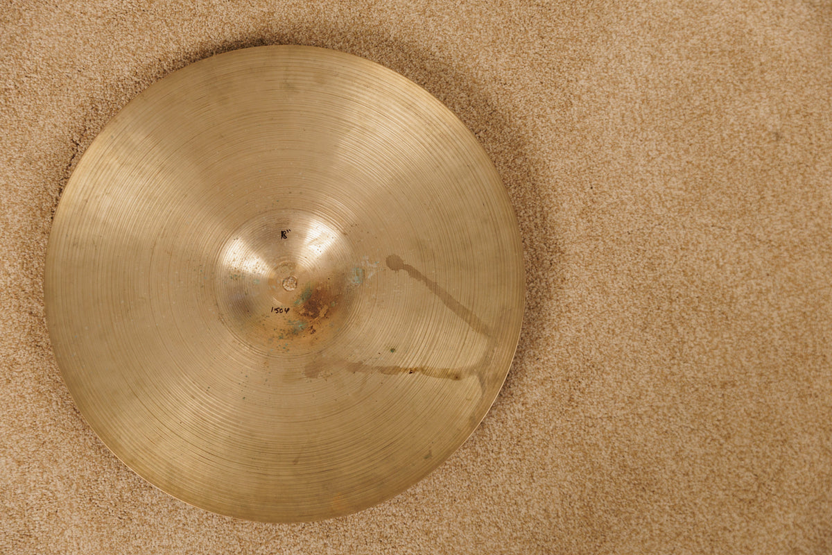 1960s Avedis Zildjian 18" Crash Ride Cymbal 1504g