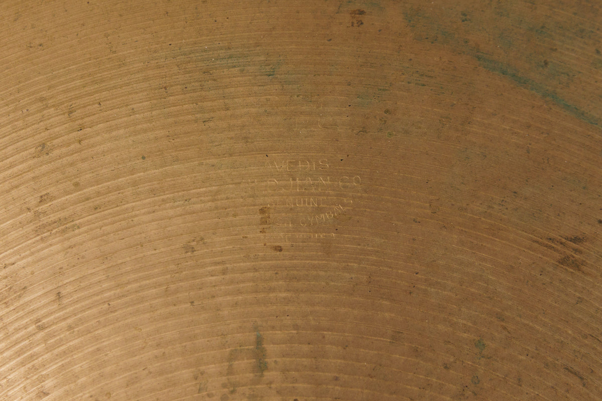 1960s Avedis Zildjian 20" Light Ride Cymbal 1774g