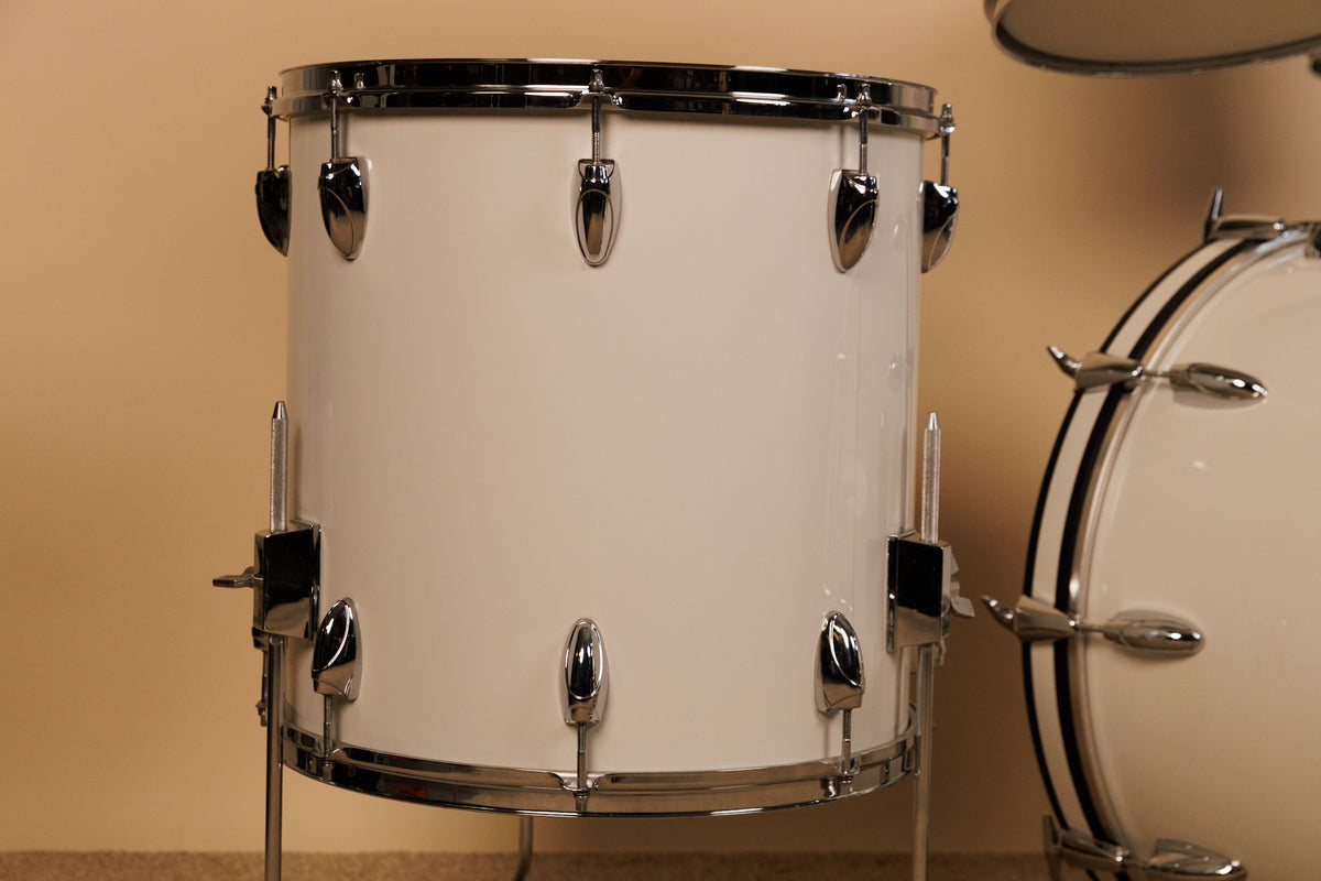 1980s Yamaha 8000 Tour Series White Drum Set