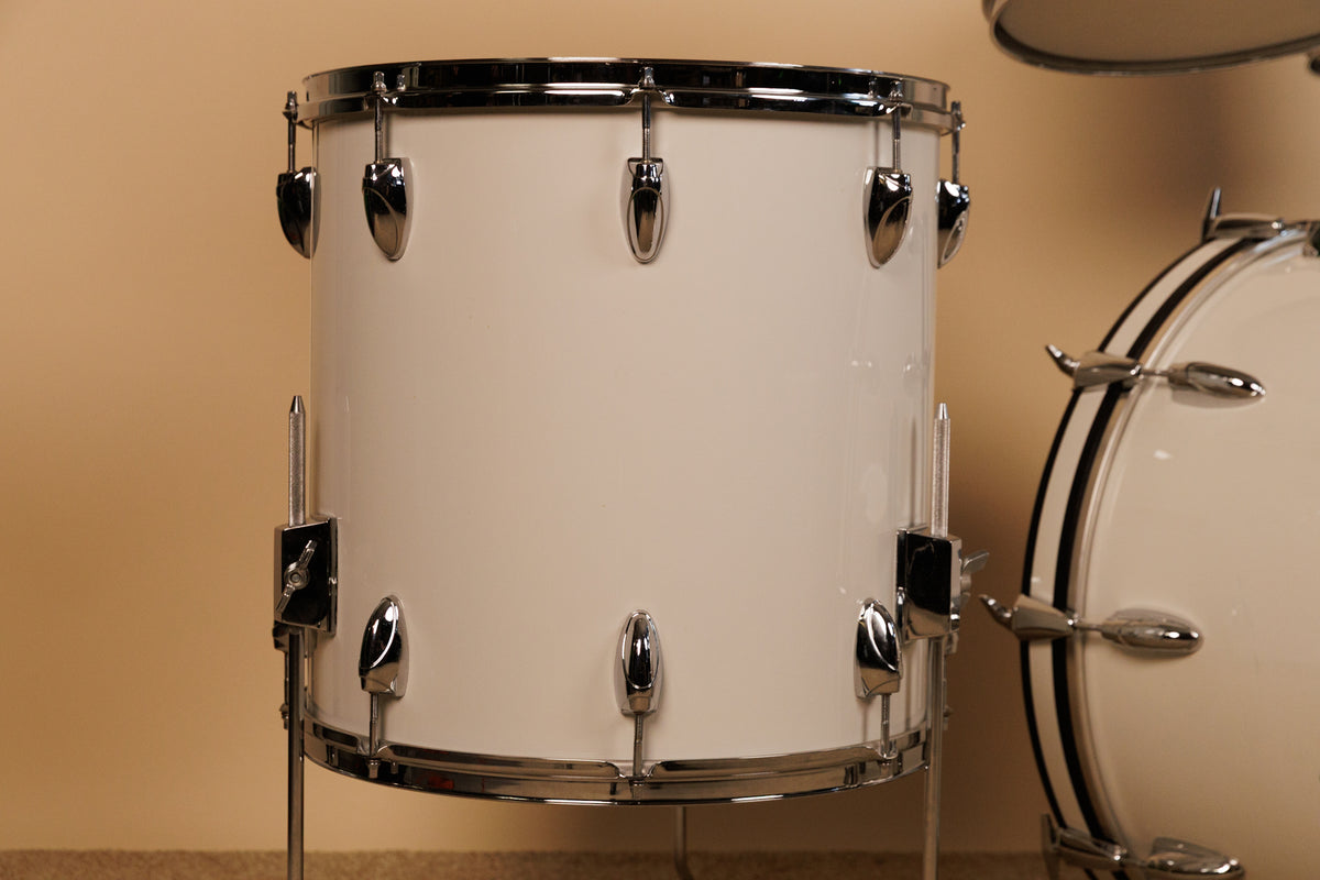 1980s Yamaha 8000 Tour Series White Drum Set