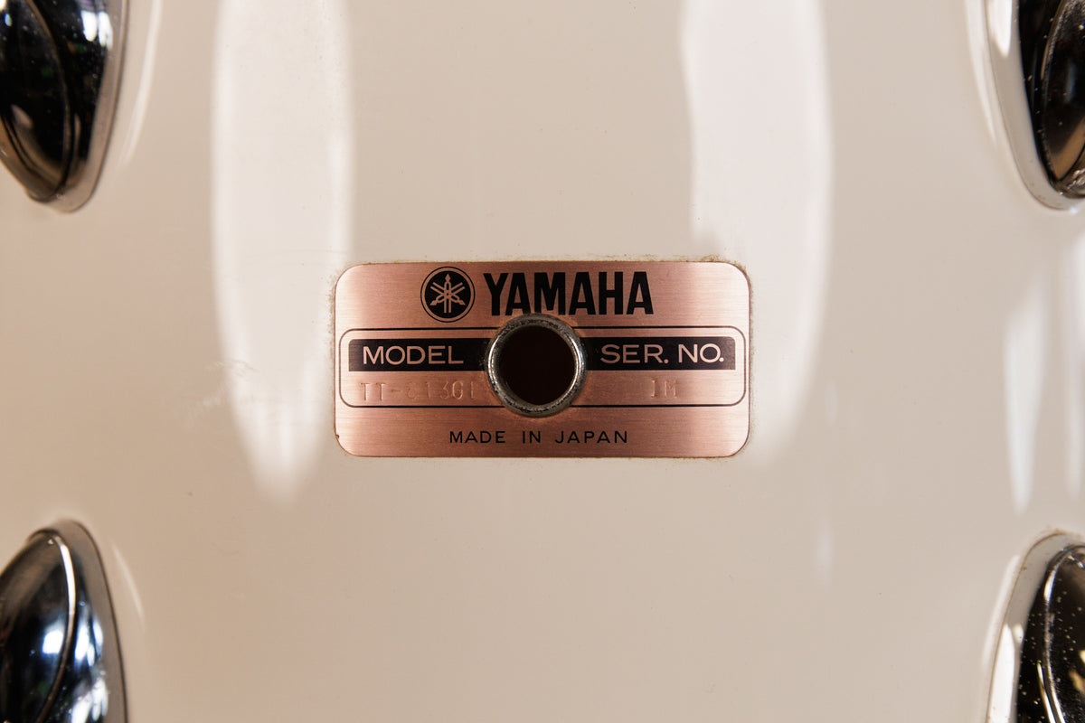 1980s Yamaha 8000 Tour Series White Drum Set