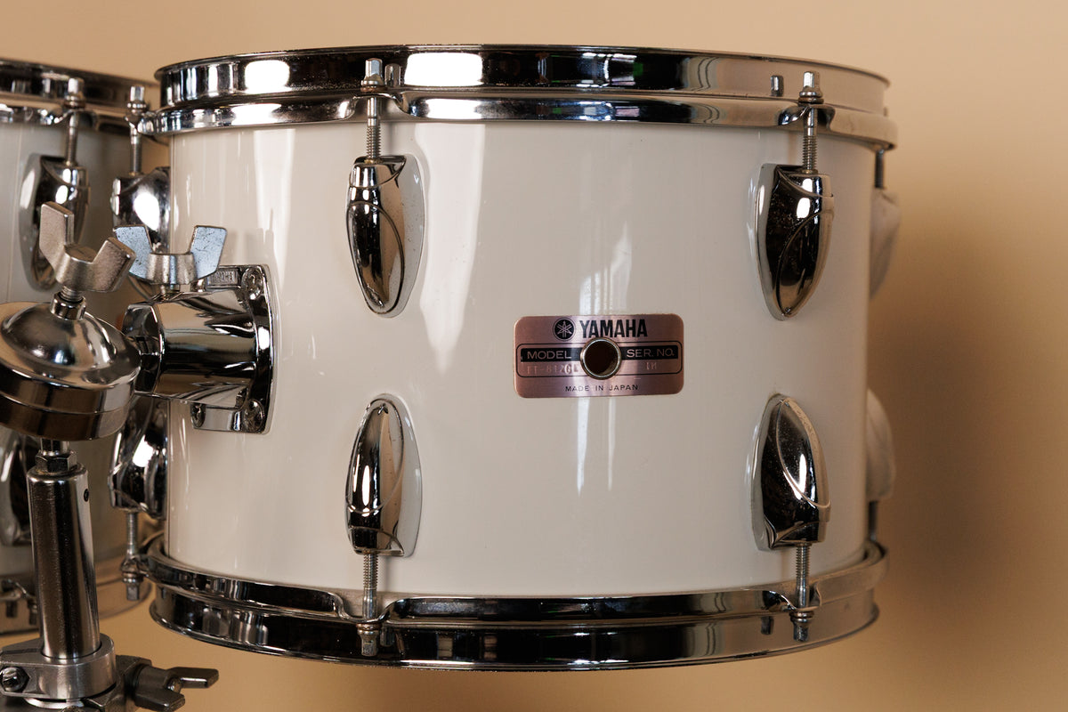 1980s Yamaha 8000 Tour Series White Drum Set