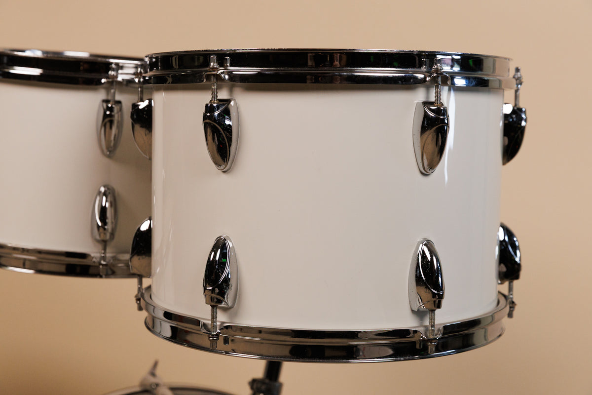 1980s Yamaha 8000 Tour Series White Drum Set