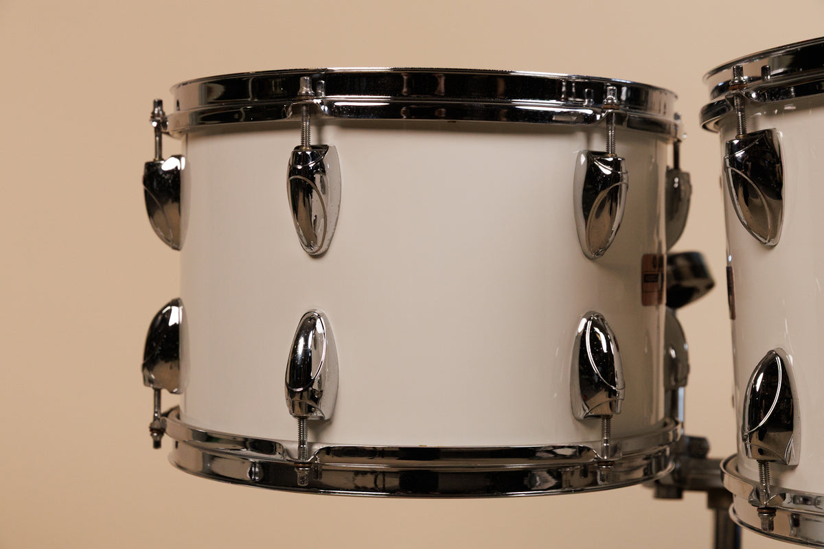 1980s Yamaha 8000 Tour Series White Drum Set