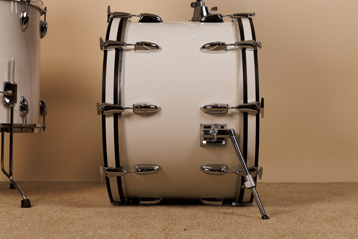 1980s Yamaha 8000 Tour Series White Drum Set