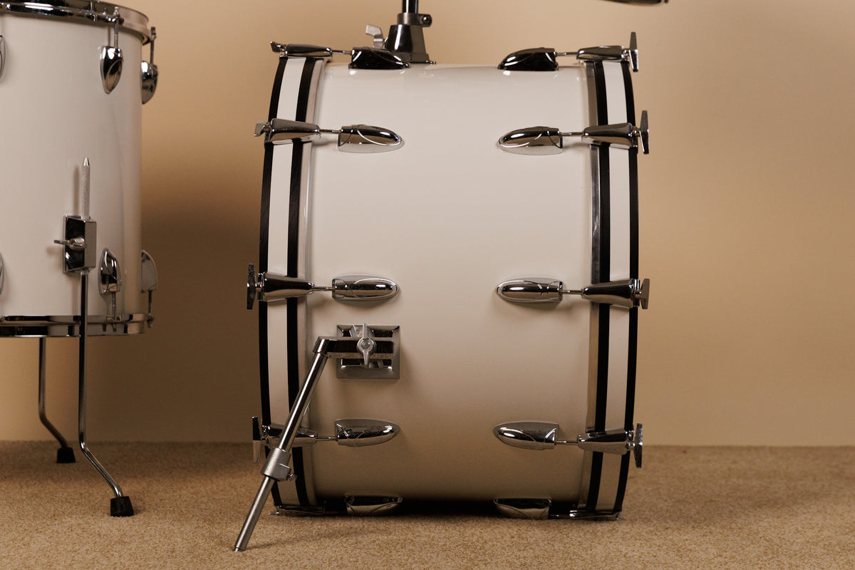 1980s Yamaha 8000 Tour Series White Drum Set