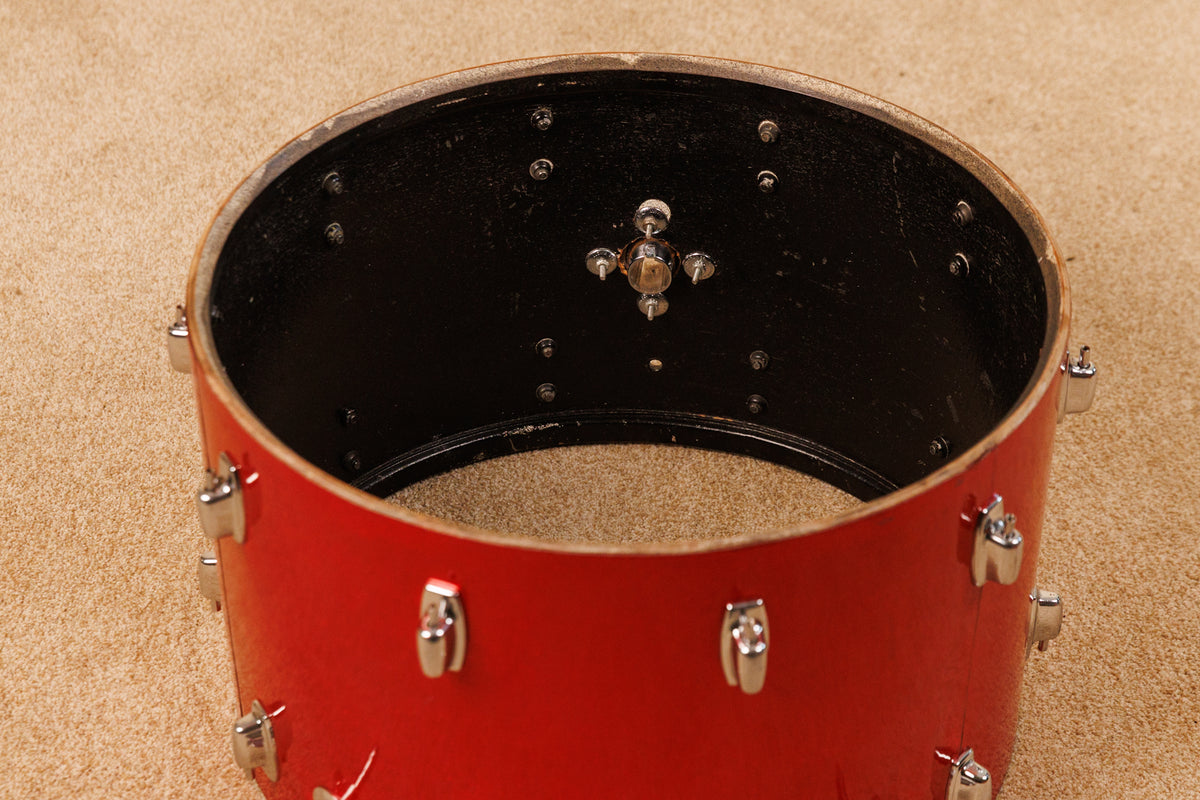 Vintage Ludwig Standard Red Mist Drum Set 14x22 8x12 and 16x16