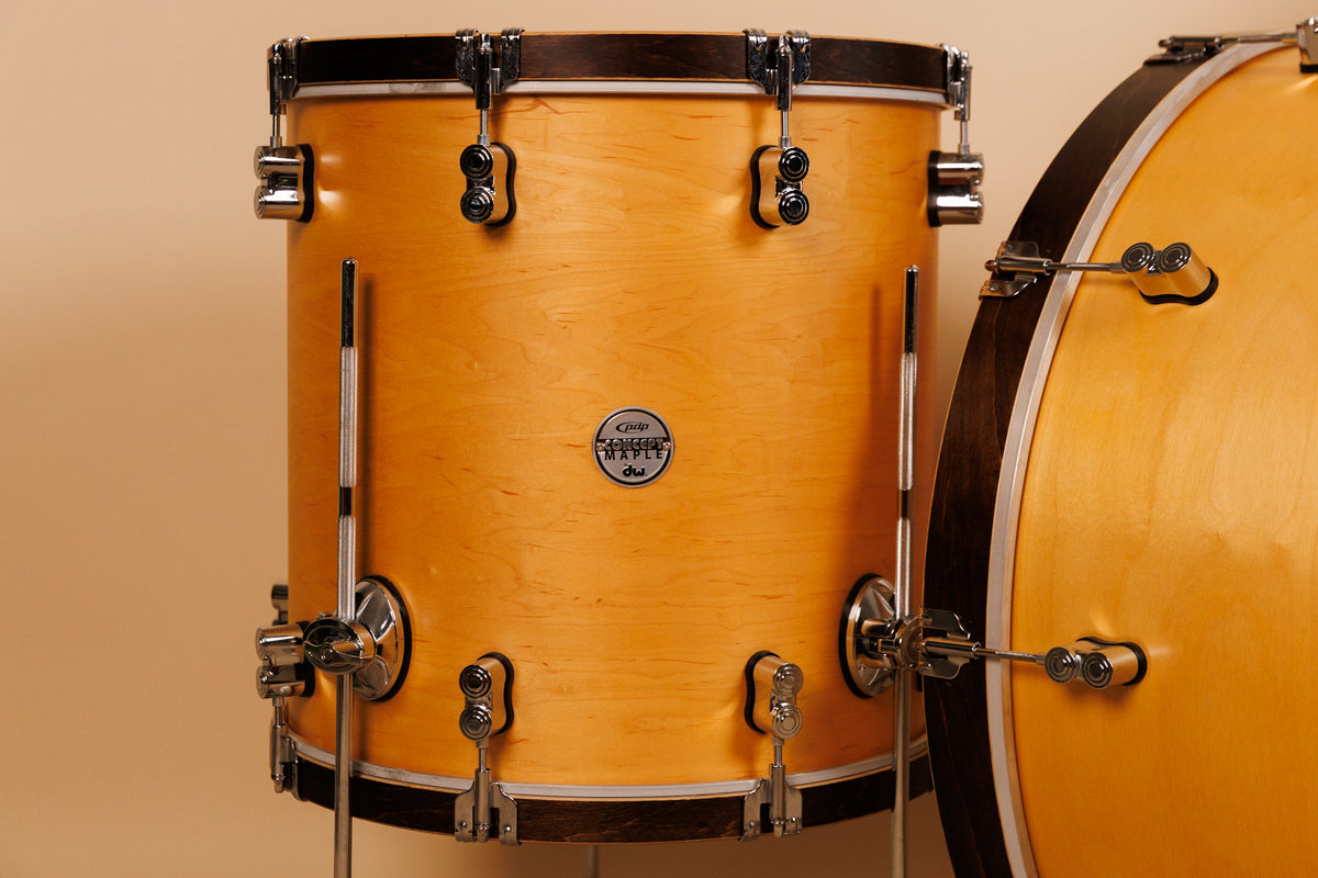 PDP Concept Maple Satin Natural Drum Set 14x26 9x13 and 16x16