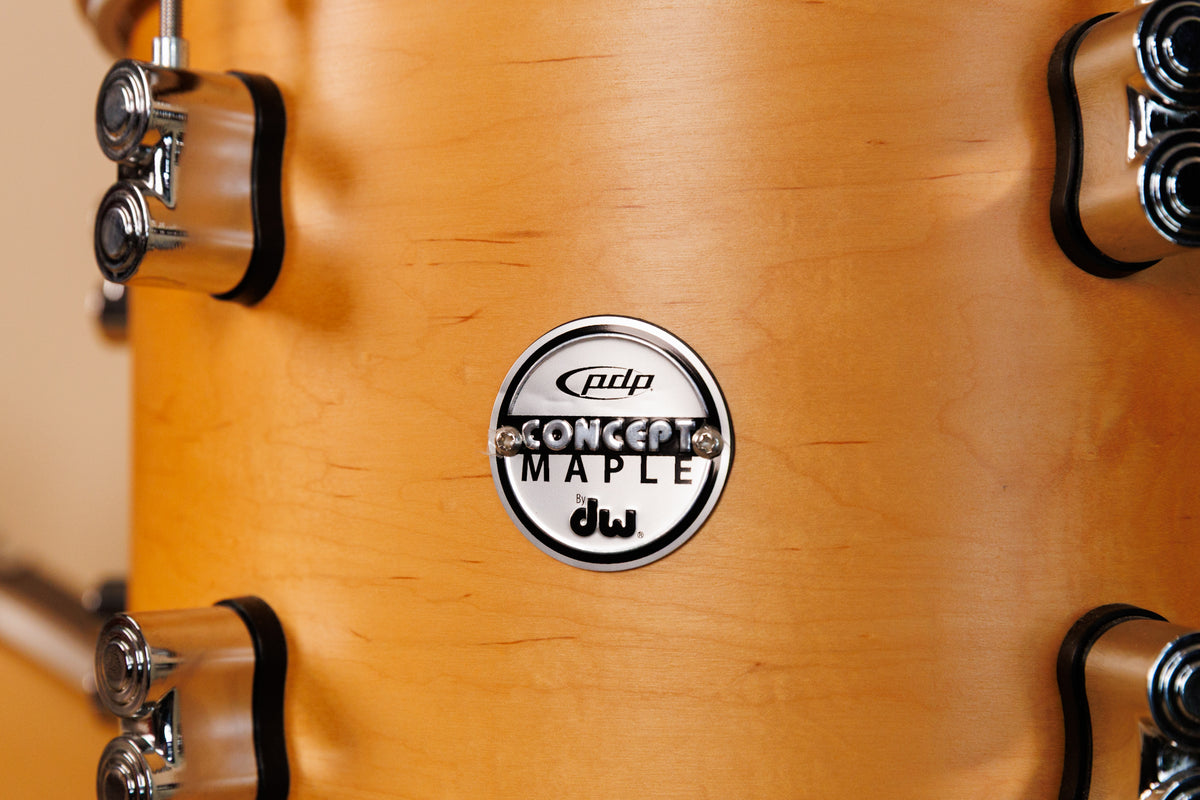 PDP Concept Maple Satin Natural Drum Set 14x26 9x13 and 16x16