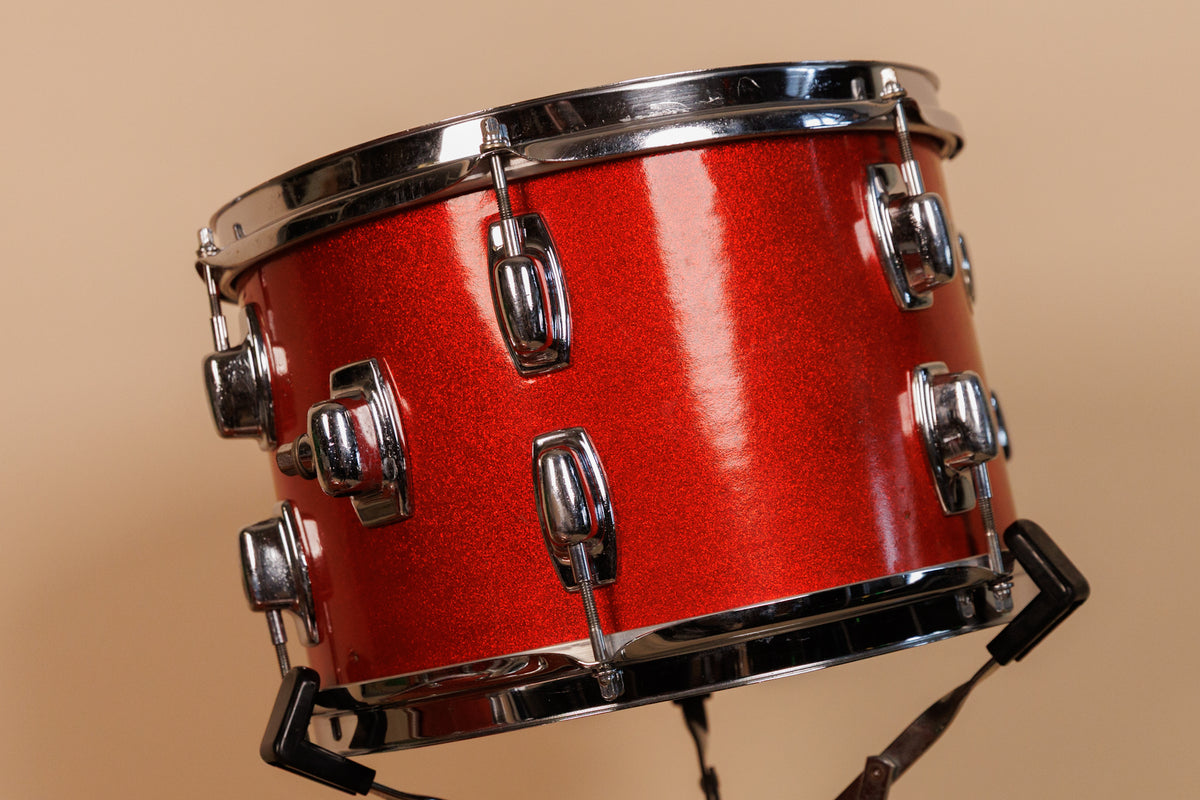 Vintage Ludwig Standard Red Mist Drum Set 14x22 8x12 and 16x16