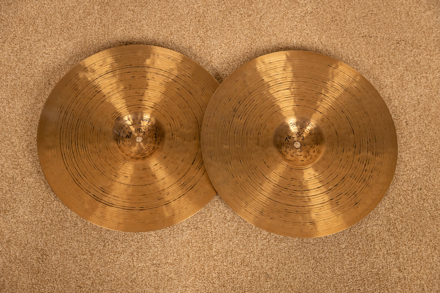 Istanbul Agop 15" 30th Anniversary Hi Hat Cymbals 950g 1192g