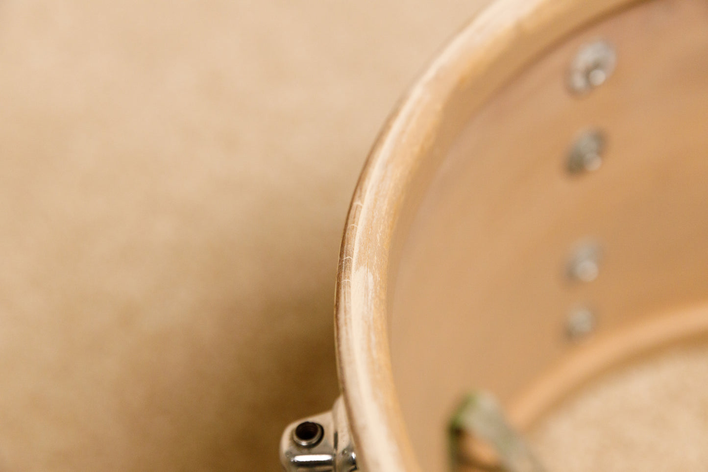 1960s Slingerland "Gene Krupa Deluxe" White Marine Pearl Drum Set