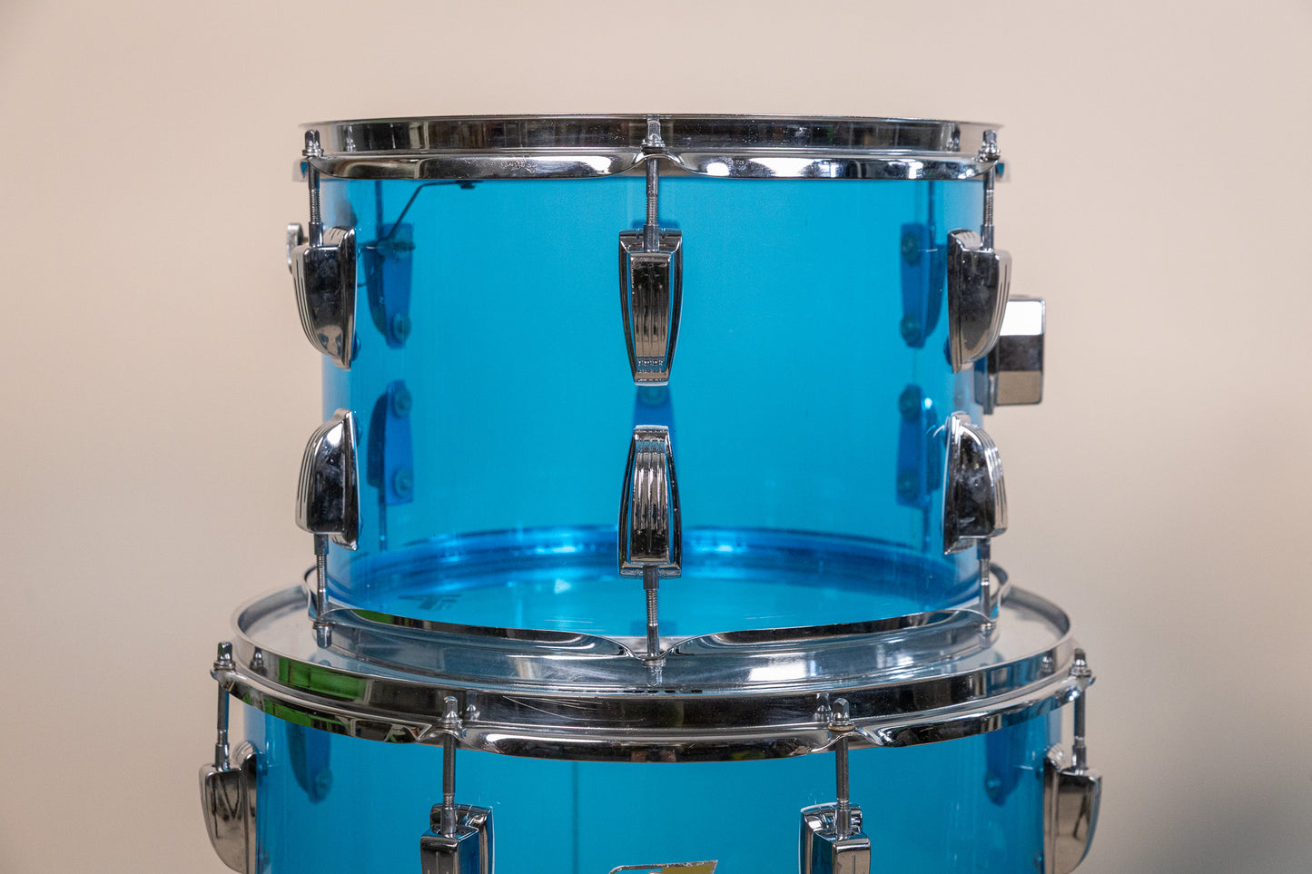 1970s Ludwig Big Beat Blue Vistalite Drum Set