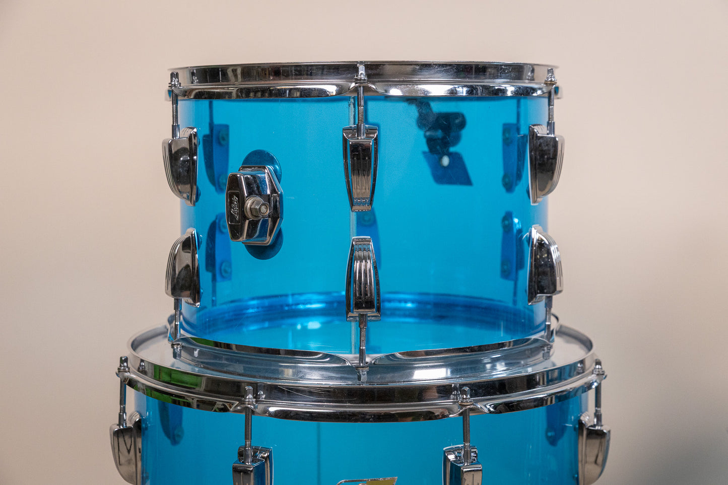 1970s Ludwig Big Beat Blue Vistalite Drum Set