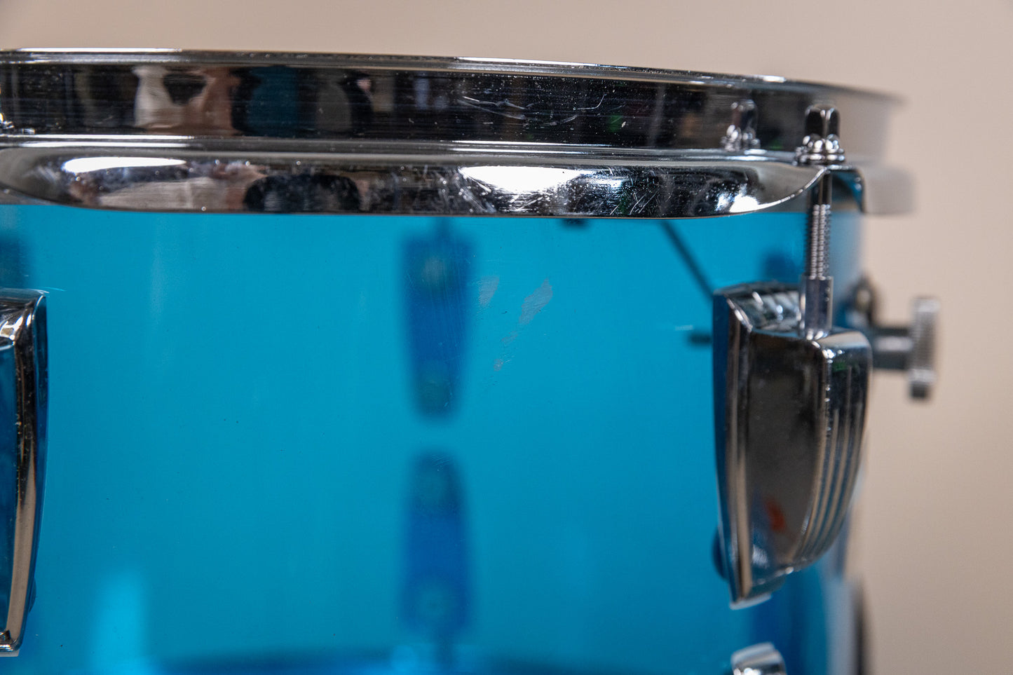 1970s Ludwig Big Beat Blue Vistalite Drum Set